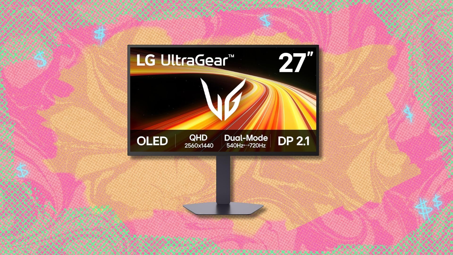 The LG 27-inch Ultragear QHD OLED gaming monitor has hit a record-low price at Amazon — save $250