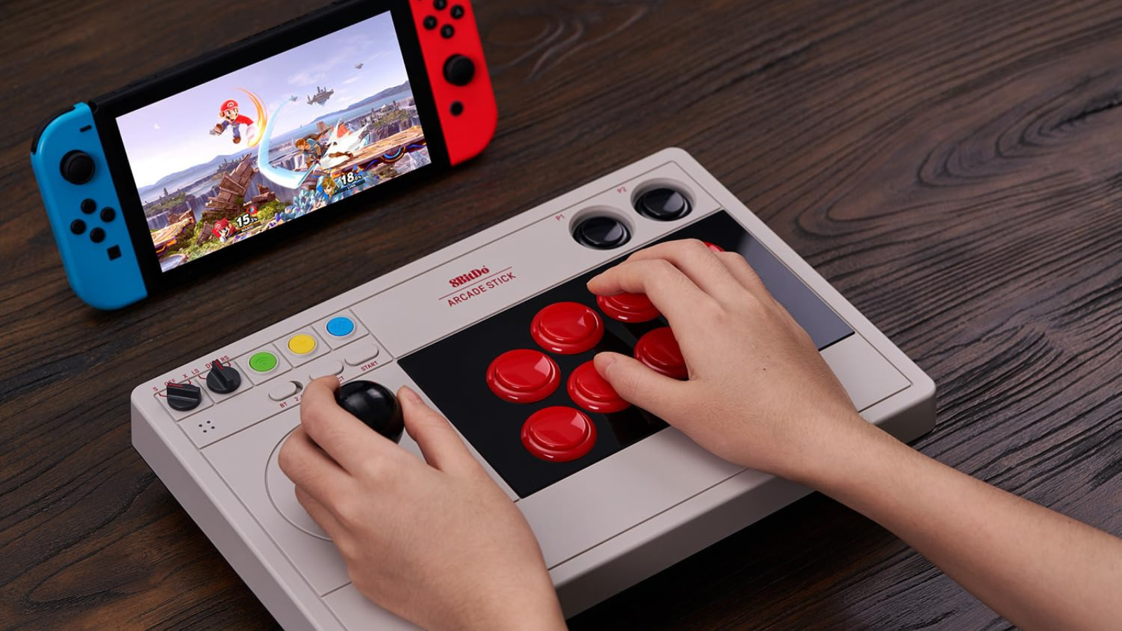 The nostalgic 8BitDo Arcade Stick is at its cheapest price in months