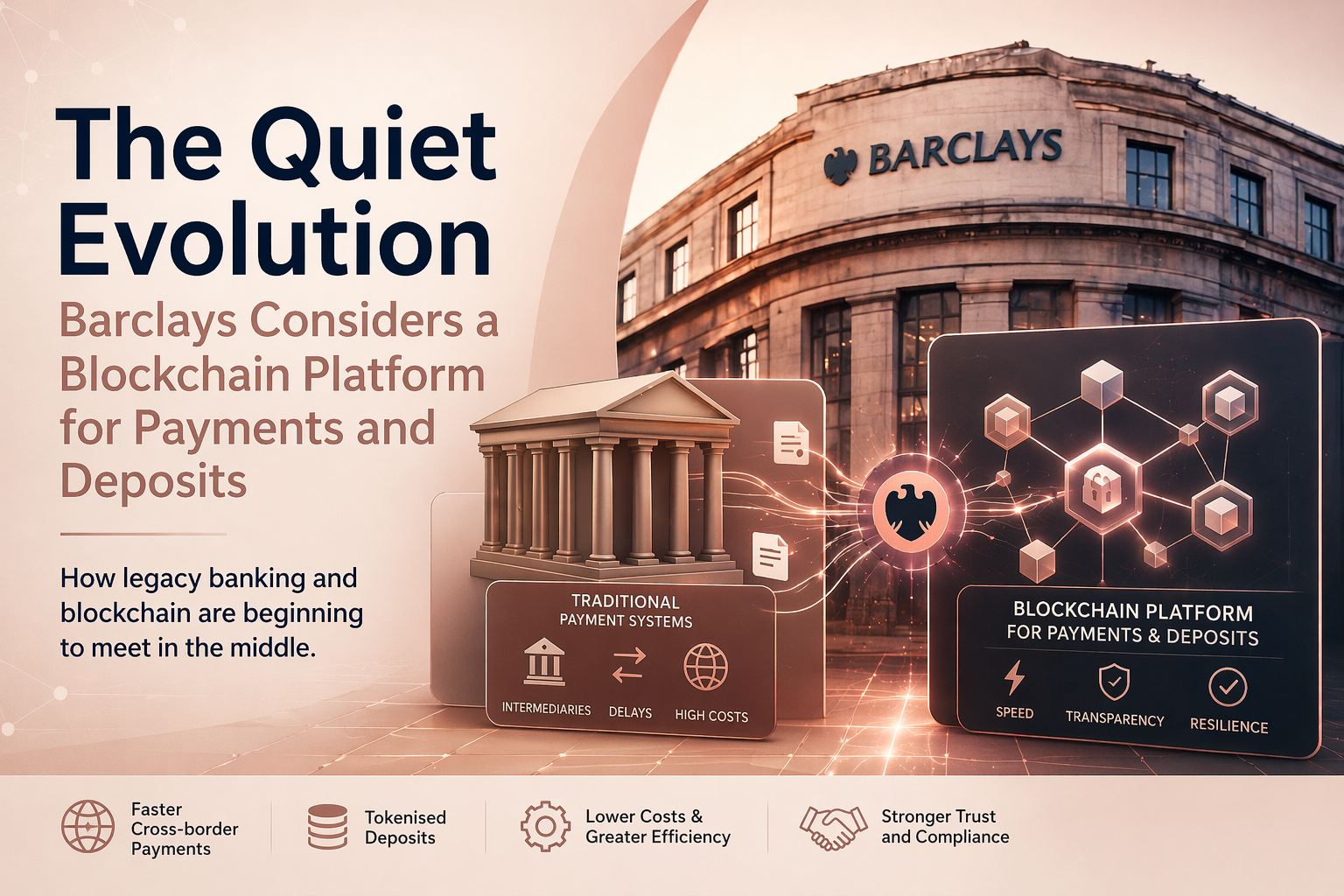 The Quiet Evolution: Barclays Considers a Blockchain Platform for Payments and Deposits