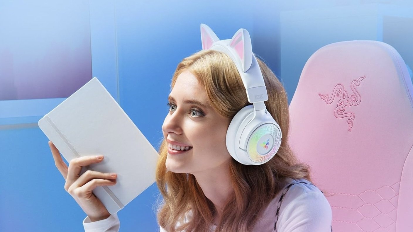 The Razer Kraken Kitty V3 Pro headphones are adorable — and down to their lowest price ever at Amazon