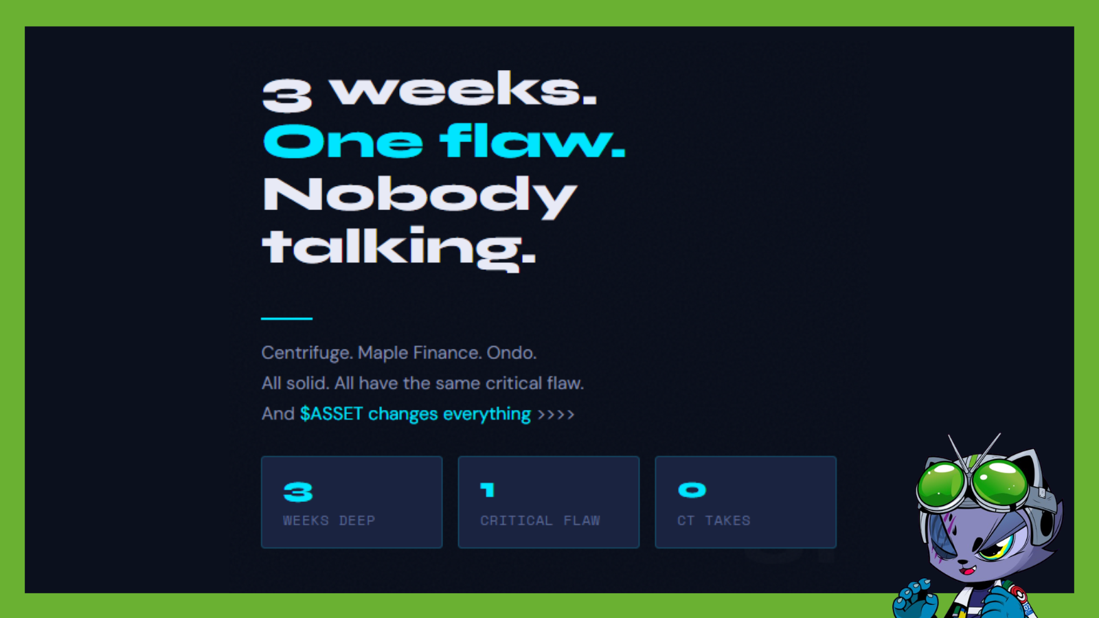 The RWA Trilemma and Why Every Protocol Except One Gets It Wrong