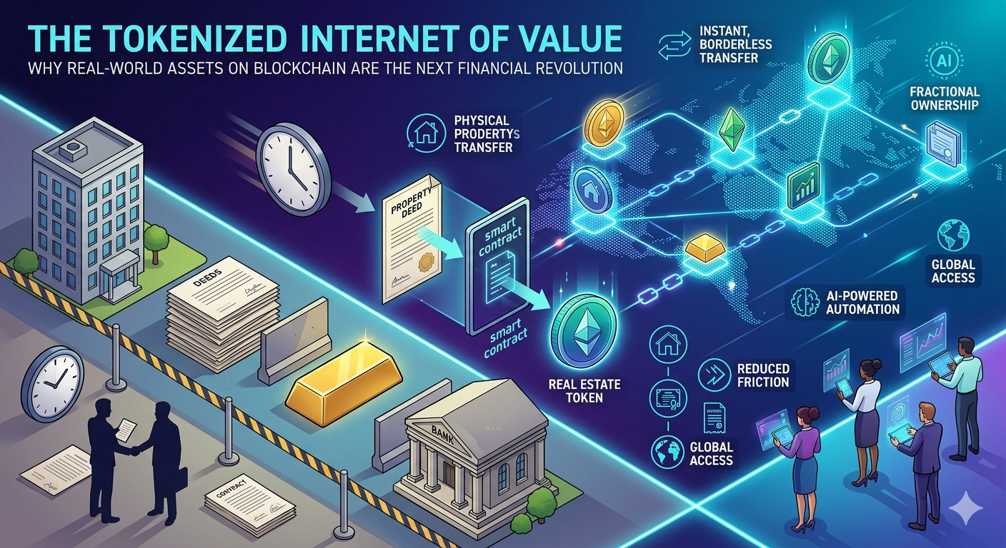 The Tokenized Internet of Value: Why Real-World Assets on Blockchain Are the Next Financial…