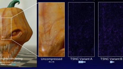 TSNC: Intels KI-Kompression verkleinert Texturen massiv