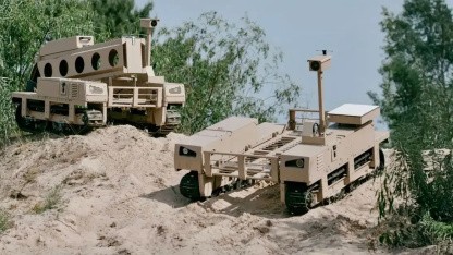 Ukrainekrieg: Militärroboter nimmt Stellung offenbar autonom ein