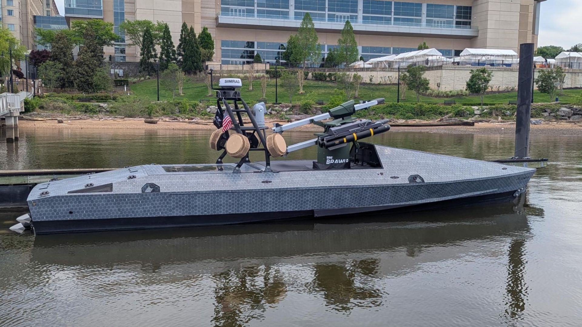 US firm’s new drone boat hits 45+ knots, can carry missiles and 10,000 lb payload