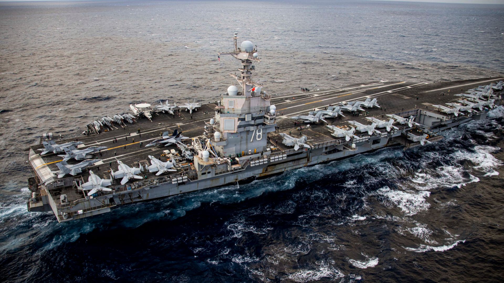 US redeploys 100,000-ton nuclear-powered aircraft carrier in Red Sea after repairs