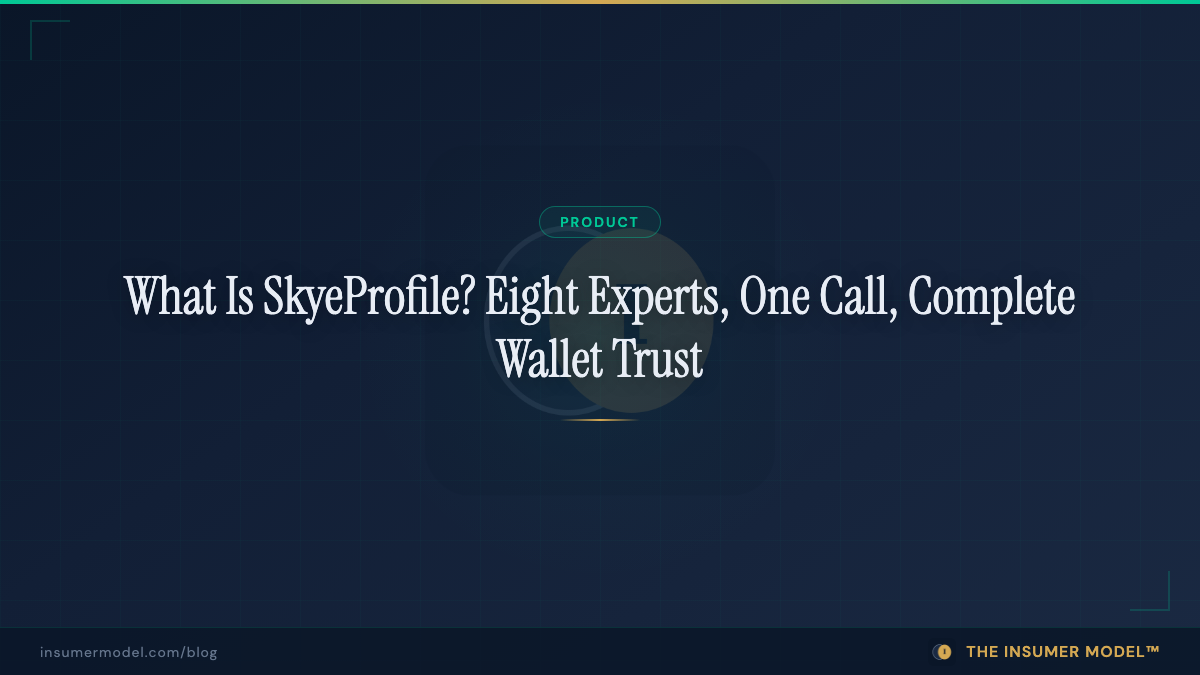 What Is SkyeProfile? Eight Experts, One Call, Complete Wallet Trust