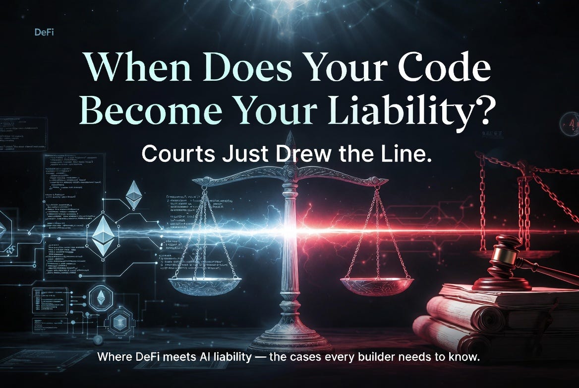When Does Your Code Become Your Liability? Courts Just Drew the Line.