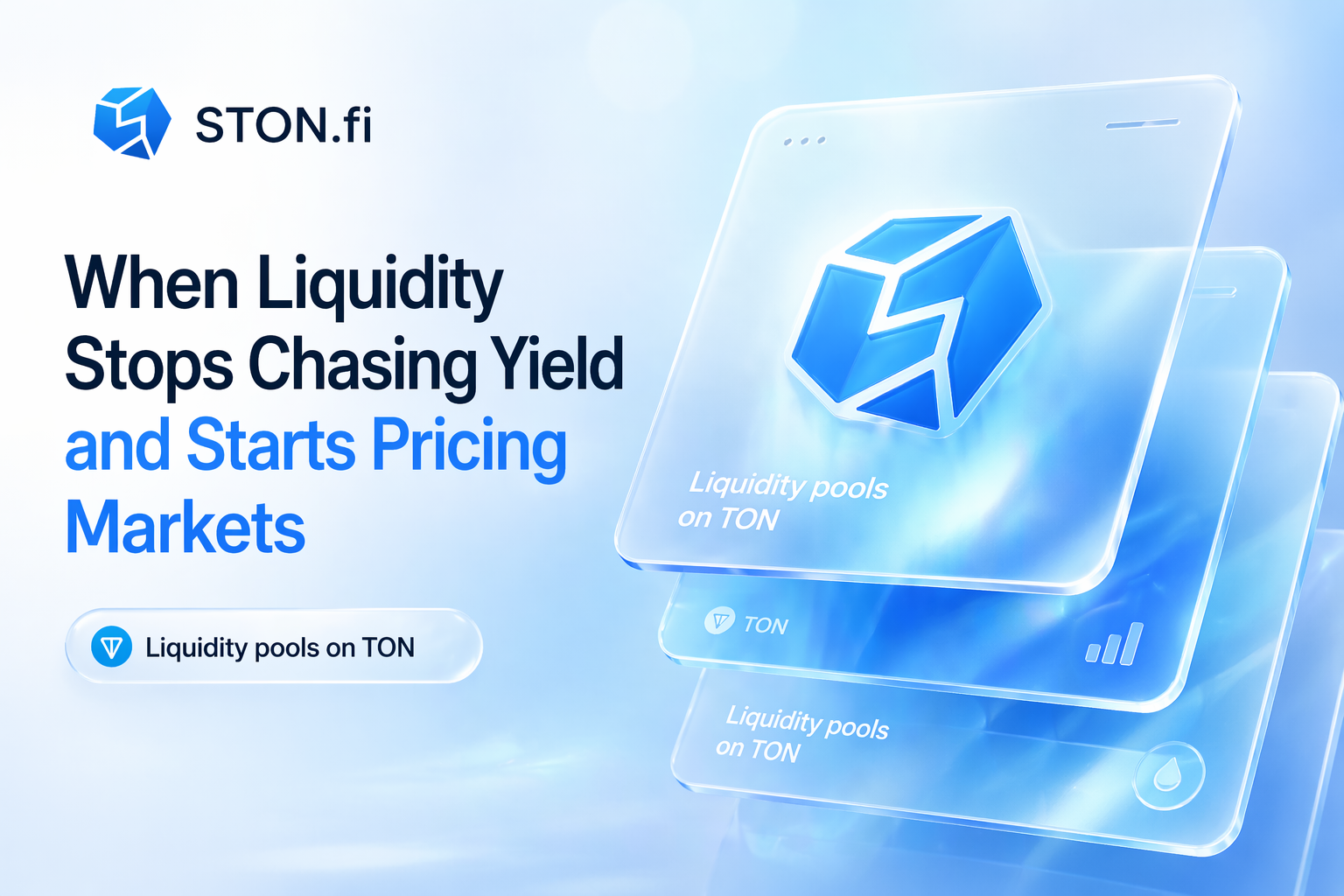 ‎Where Yield Meets Structure: STON.fi Exclusive Pools and the Quiet Shift in TON Liquidity Design