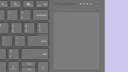 Wireless Touchpad Keyboard: Framework zeigt Tastatatur mit integriertem Trackpad