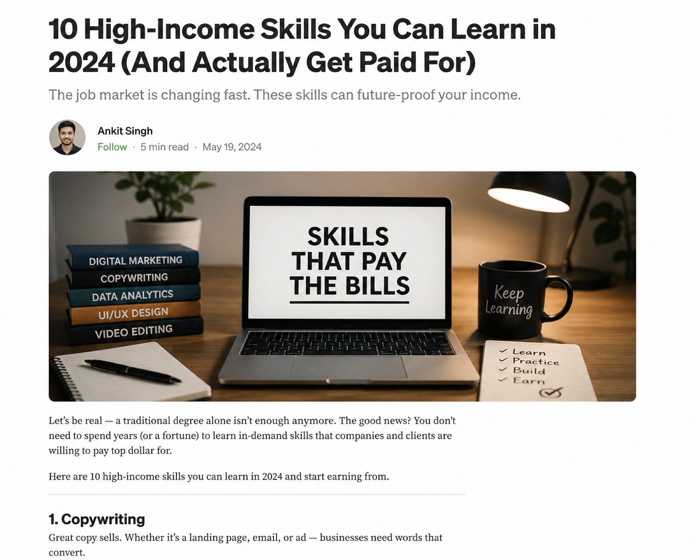 10 High-Income Skills You Can Learn in 2026 (And Actually Get Paid For)