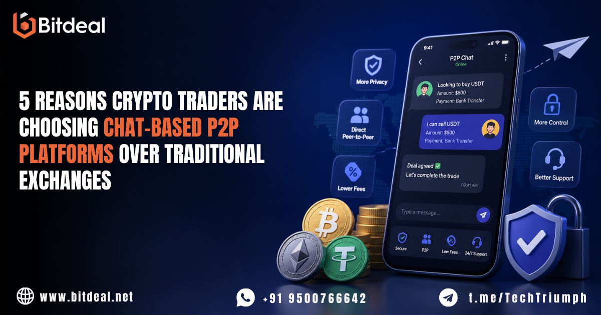 5 Reasons Crypto Traders Are Choosing Chat-Based P2P Platforms Over Traditional Exchanges