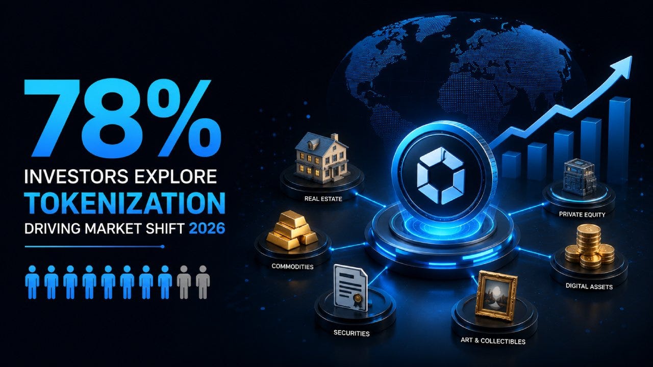 78% Investors Explore Tokenization Driving Market Shift 2026