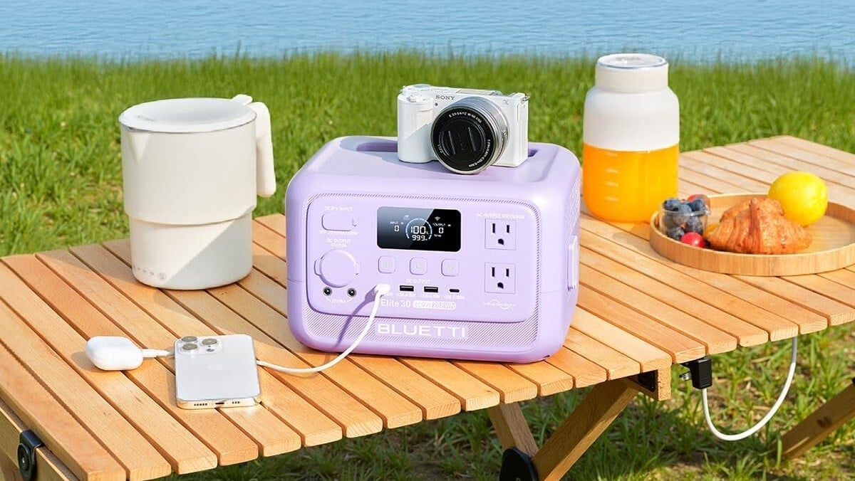 Act fast — the Bluetti Elite 30 V2 portable power station is under $220 at Amazon (for a few more hours)