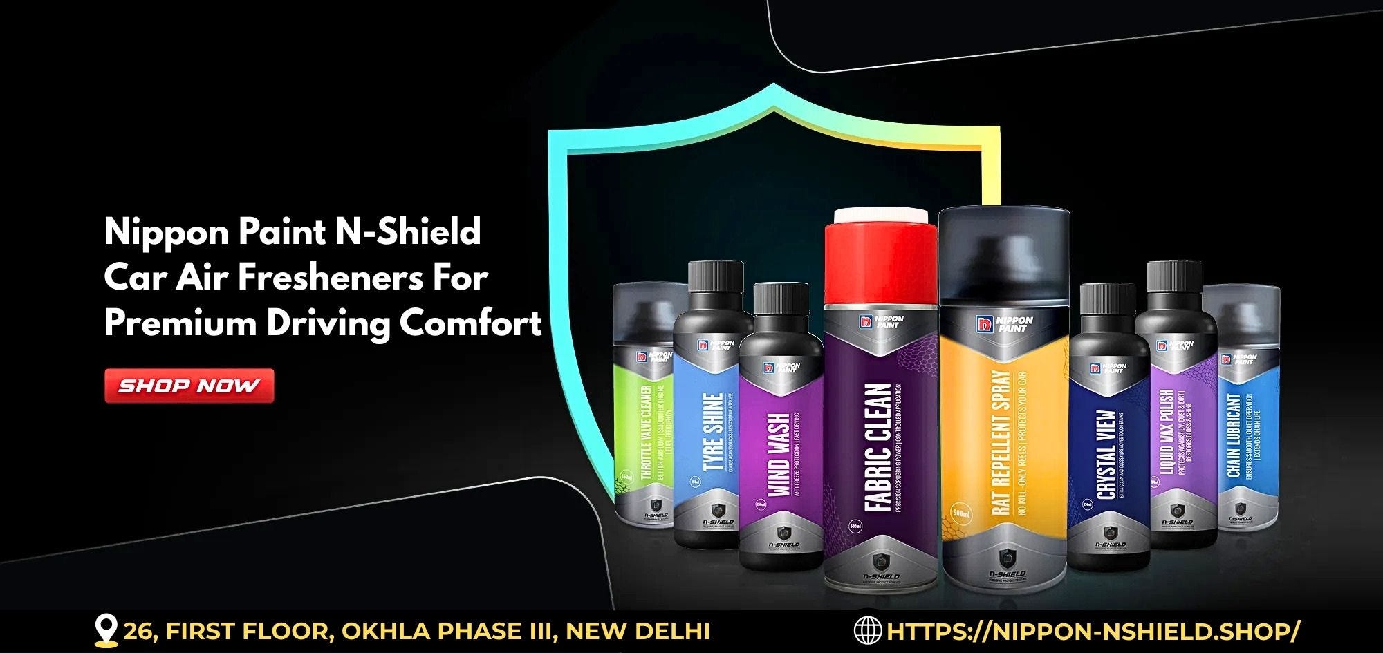 Advanced Car Air Fresheners By Nippon Paint N-Shield For Everyday Use