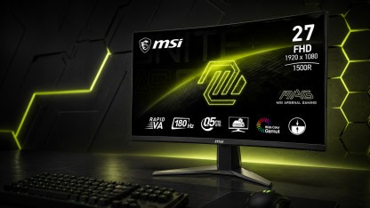 Anzeige: Curved-Gaming-Monitor von MSI mit 180 Hz für unter 100 Euro
