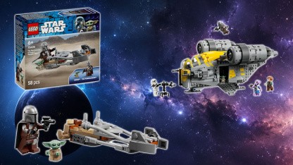 Anzeige: Lego Mandalorianer und Grogu auf Speeder kosten bei Amazon nur 7 Euro
