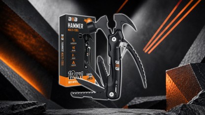Anzeige: Multitool mit Hammer, Zange und Messer günstig bei Amazon