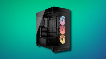 Anzeige: Panoramaglas-Gehäuse CORSAIR Frame 4500X LX-R fällt auf Tiefstpreis