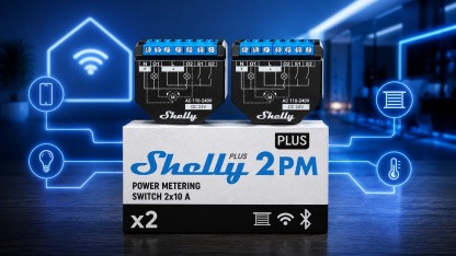Anzeige: Shelly-WLAN-Relais im 2er-Pack nur rund 40 Euro bei Amazon