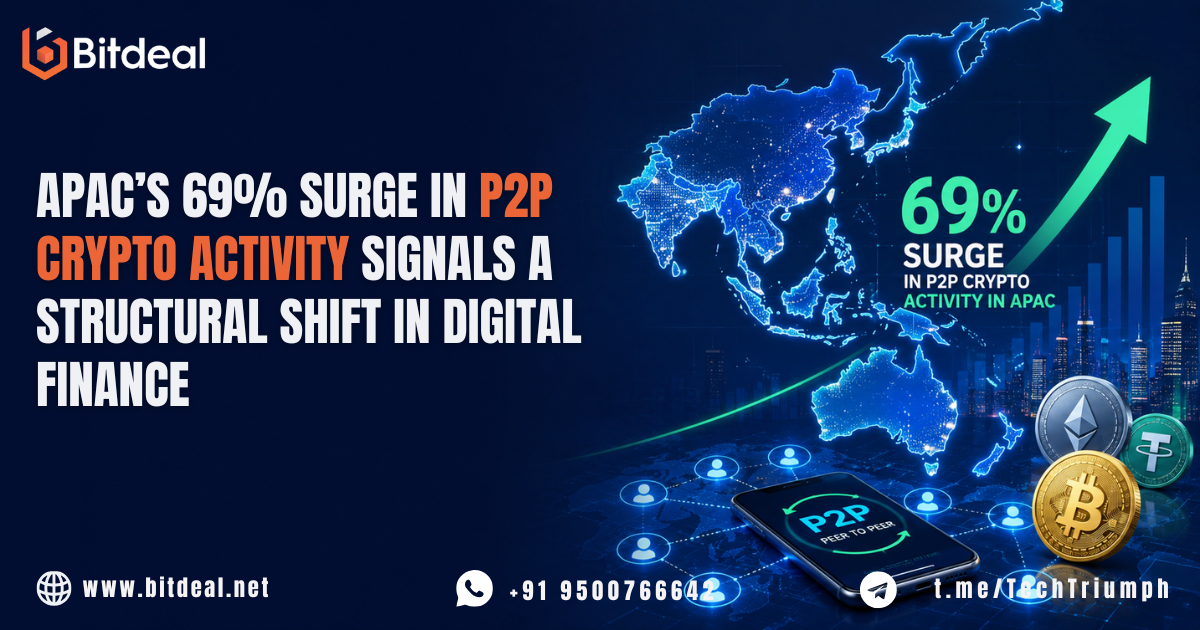 APAC’s 69% Surge in P2P Crypto Activity Signals a Structural Shift in Digital Finance