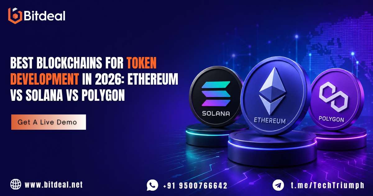 Best Blockchains for Token Development in 2026: Ethereum vs Solana vs Polygon