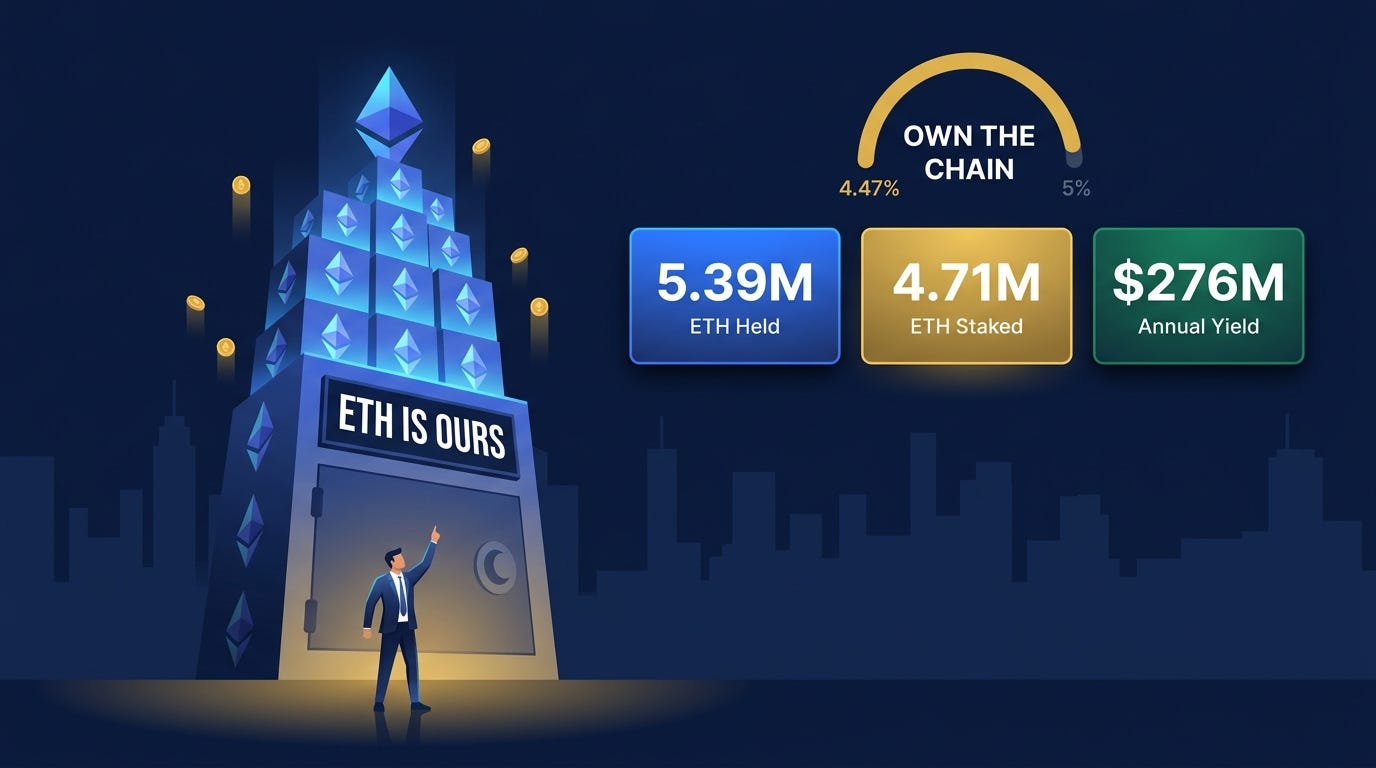 Bitmine Now Owns 4.47% of All Ethereum and It Is Just Getting Started
