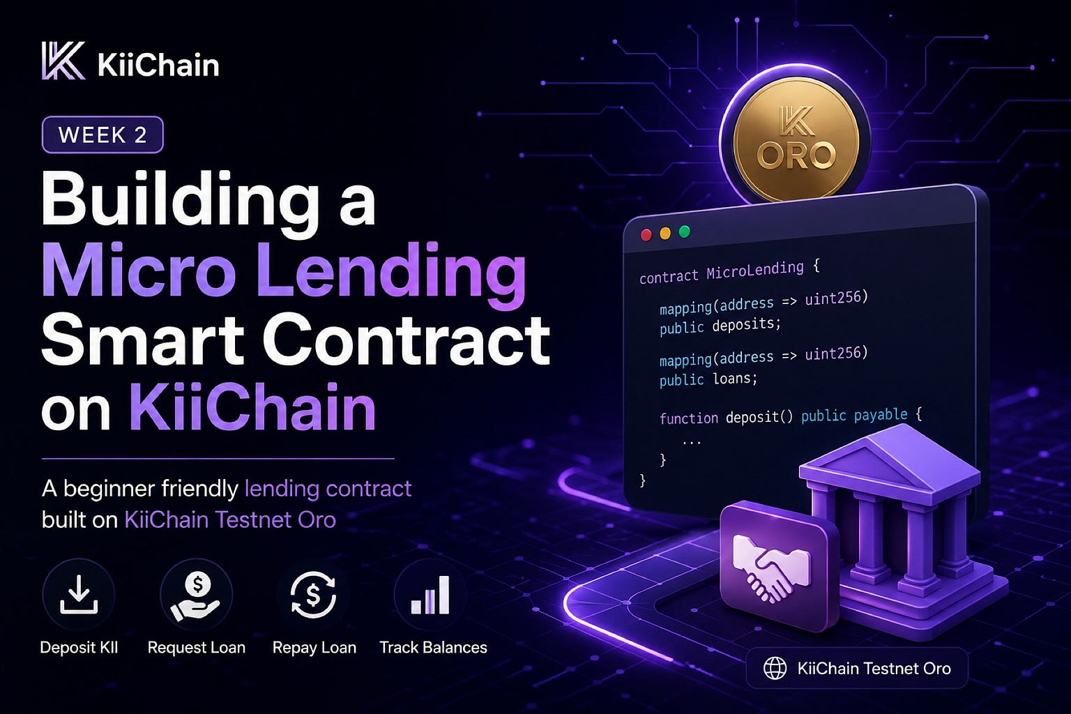 Building a Micro Lending dApp on KiiChain Testnet Oro