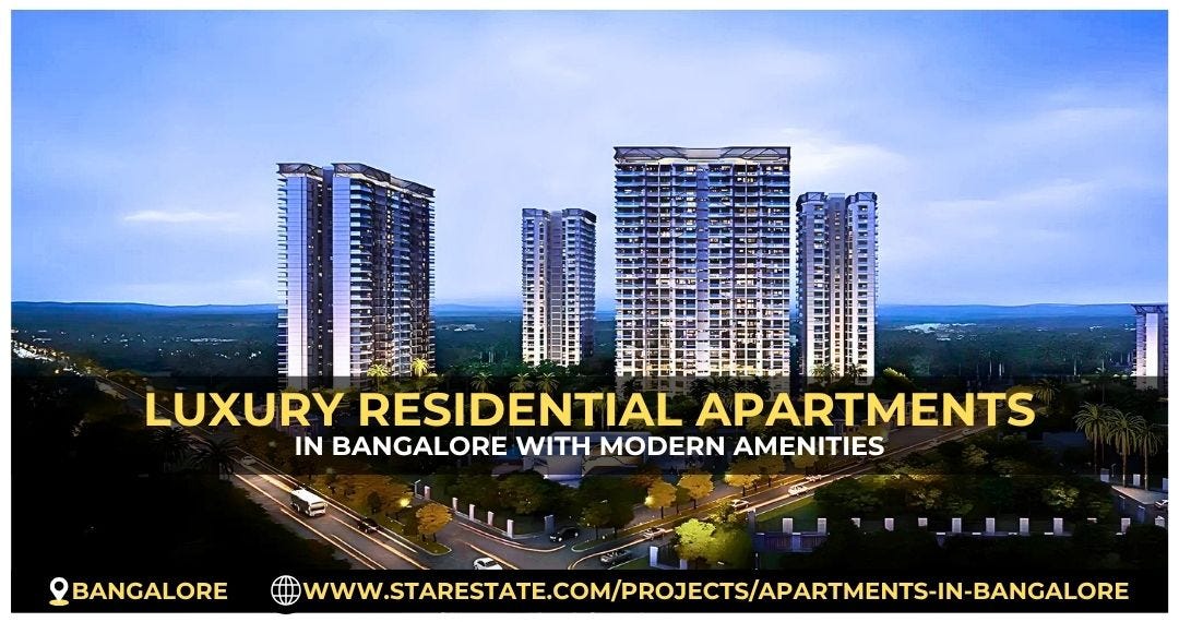 Buy Luxury Residential Apartments In Bangalore Today