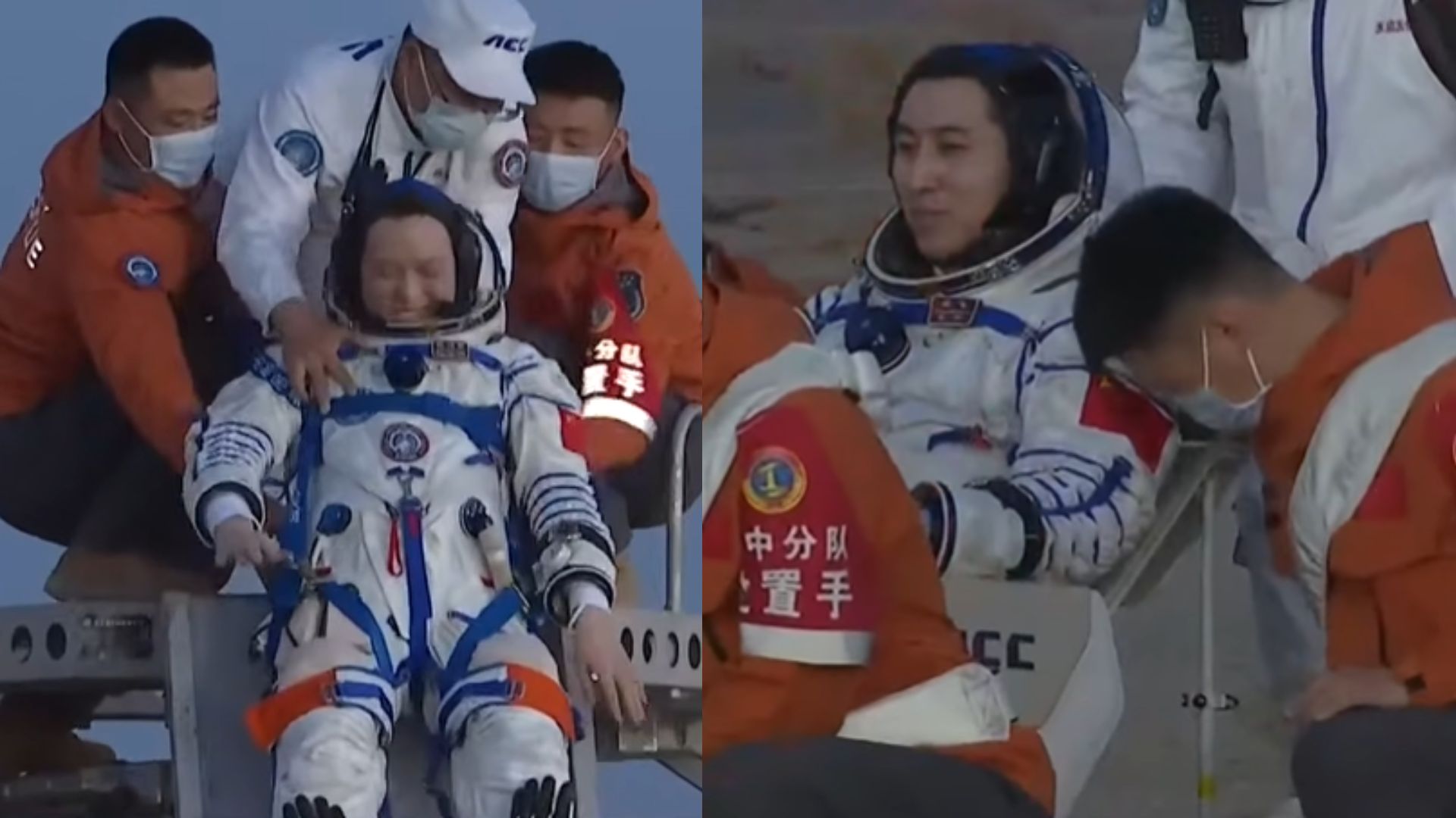 Chinese astronauts return from record 210-day mission to former nuclear missile site