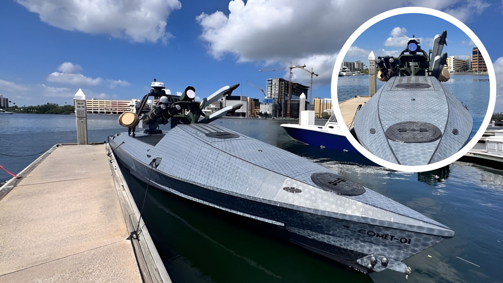Comet autonomous warship packs missile strikes, 45-knot speed and 10,000-pound payload