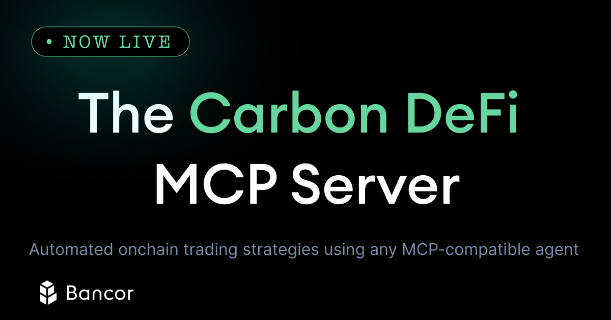 Create automated onchain trading strategies using any MCP-compatible agent