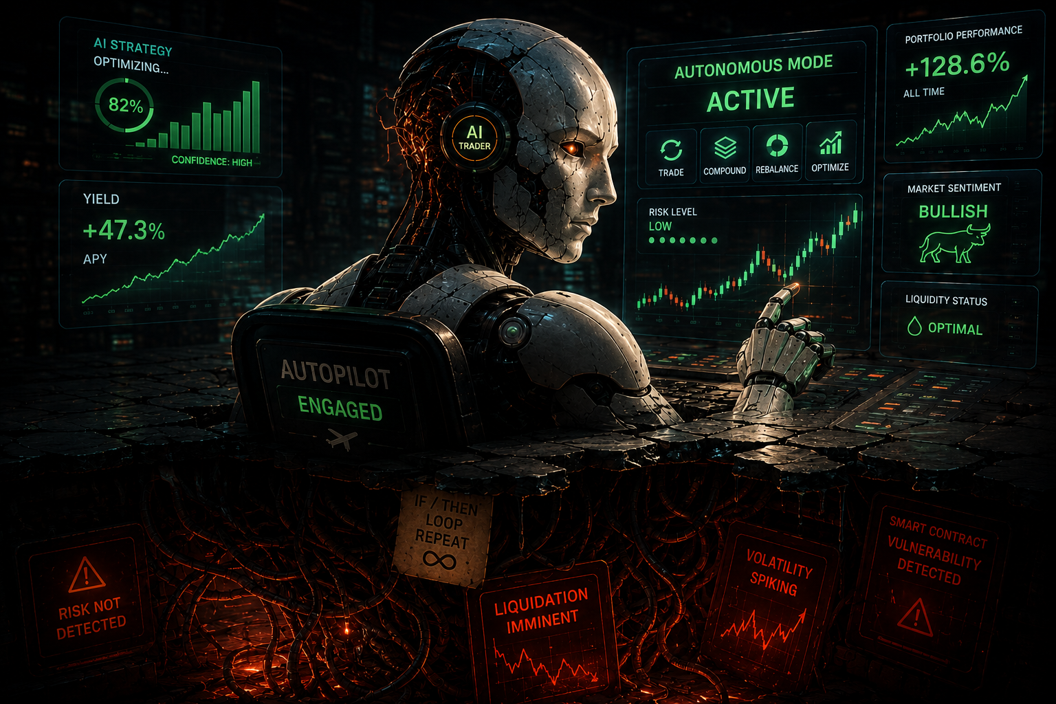 DeFi’s “AI Revolution” Is Mostly Dressed-Up Autopilot — And It’s Going to Get People Wrecked