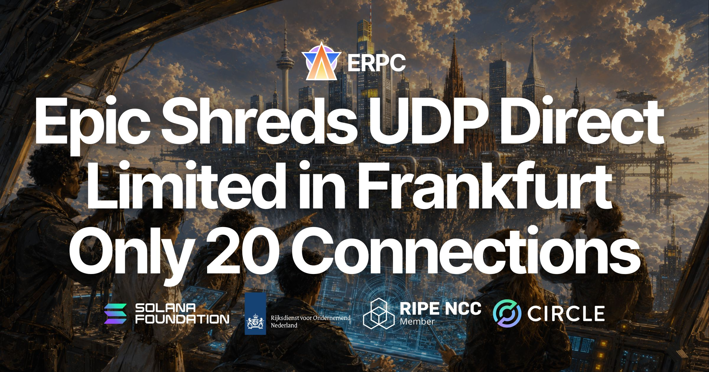 ERPC Launches Epic Shreds Direct in Frankfurt — Direct UDP from the World #3 Epics DAO Validator…