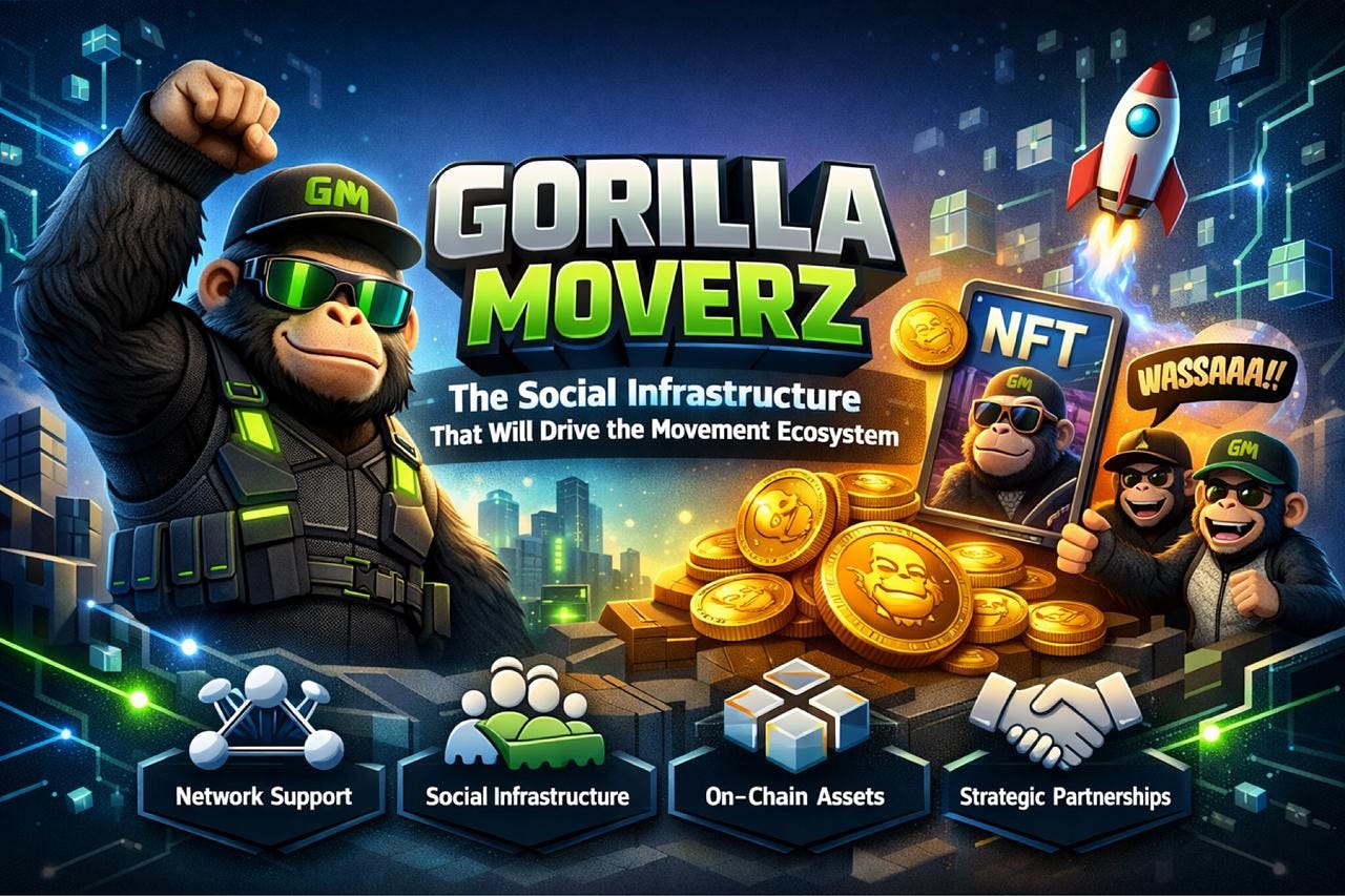 Gorilla Moverz: The Social Infrastructure That Will Drive the Movement Ecosystem