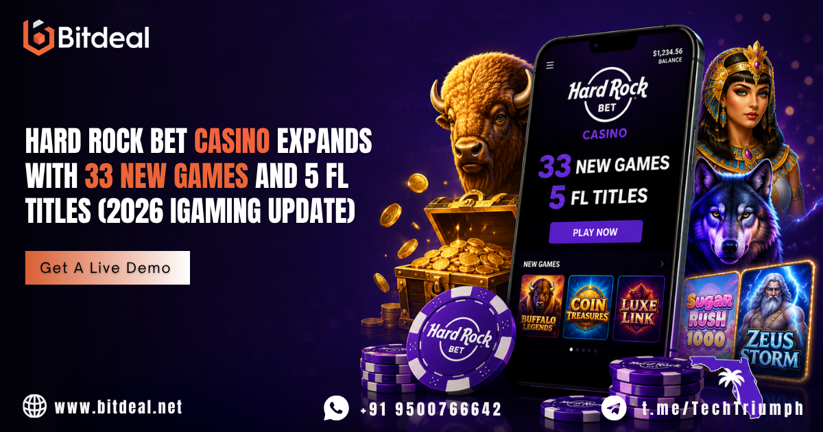 Hard Rock Bet Casino Expands with 33 New Games and 5 FL Titles (2026 iGaming Update)