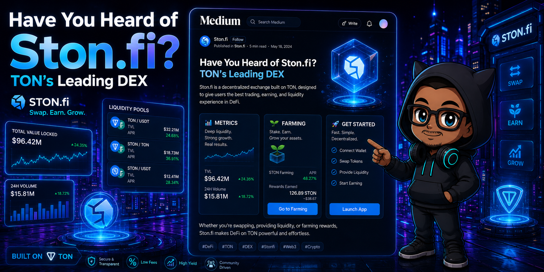 Have You Heard of Ston.fi? A Practical Look at TON’s Leading DEX