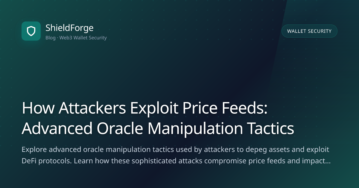 How Attackers Exploit Price Feeds: Advanced Oracle Manipulation Tactics