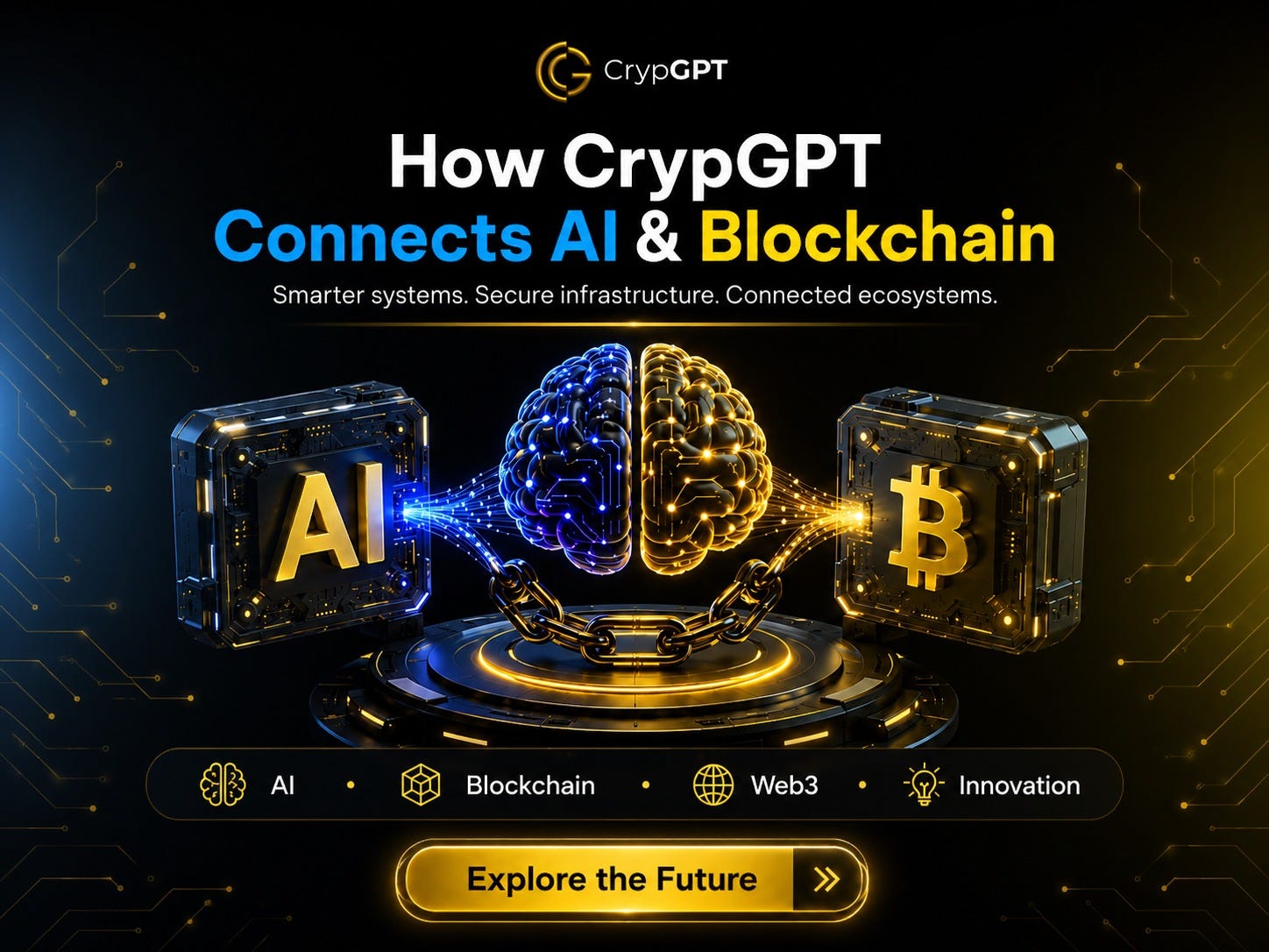 How CrypGPT Connects AI and Blockchain in a Simple Way