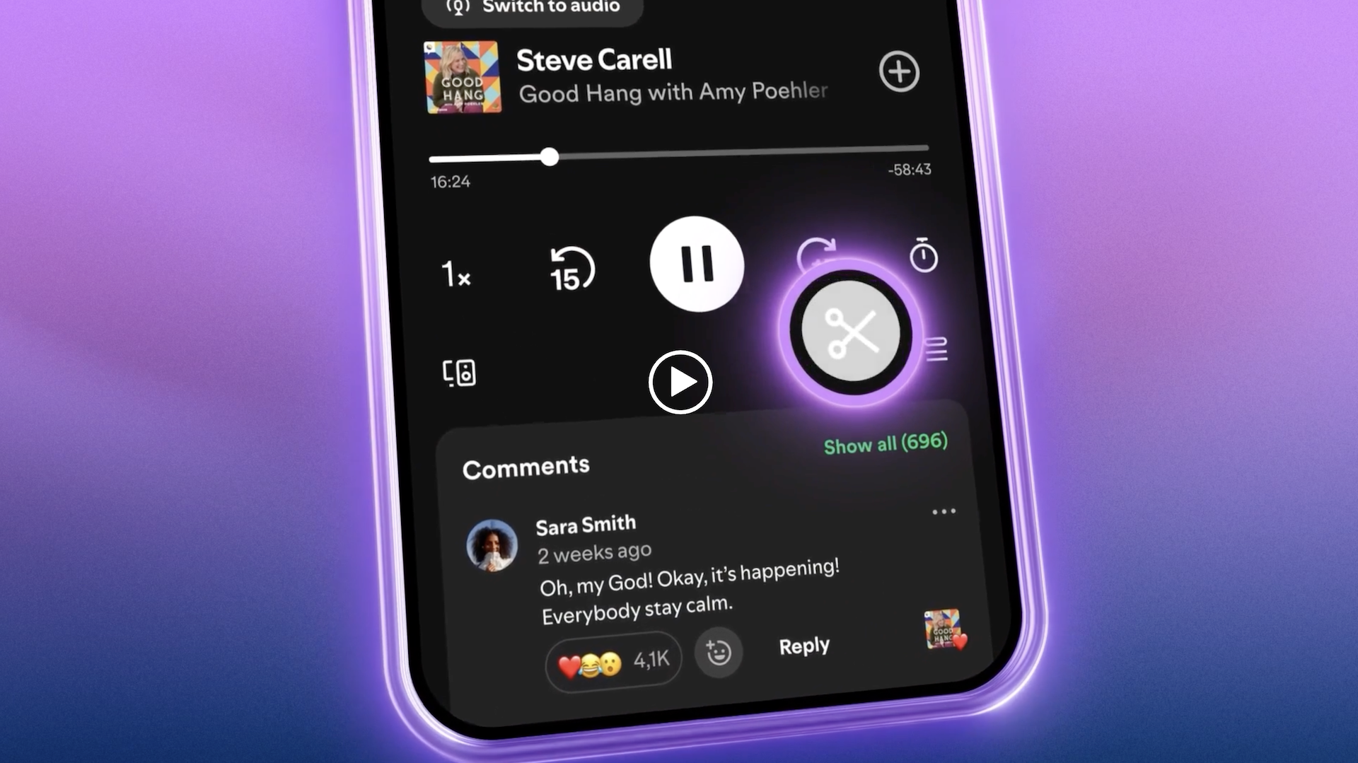 How to make a podcast clip on Spotify
