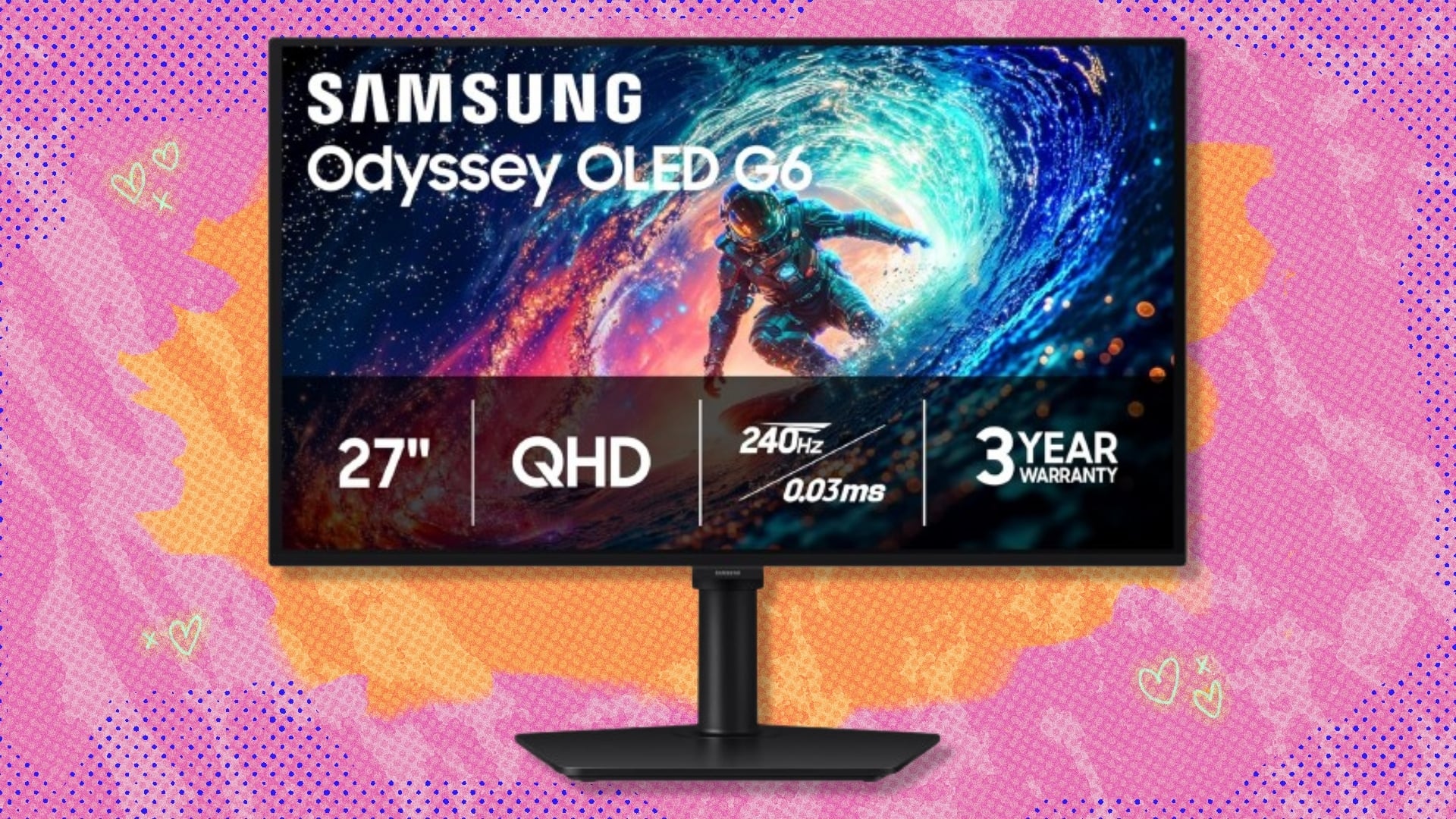 I found the Samsung Odyssey OLED G6 gaming monitor for its best-ever price on Amazon — save over $100