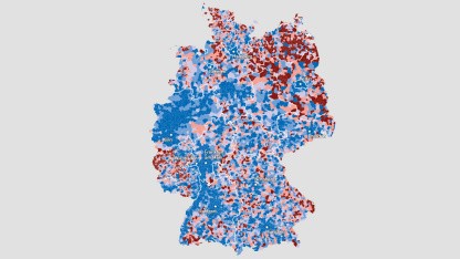 Infrastruktur: Karte zeigt Daseinsvorsorge in deutschen Gemeinden