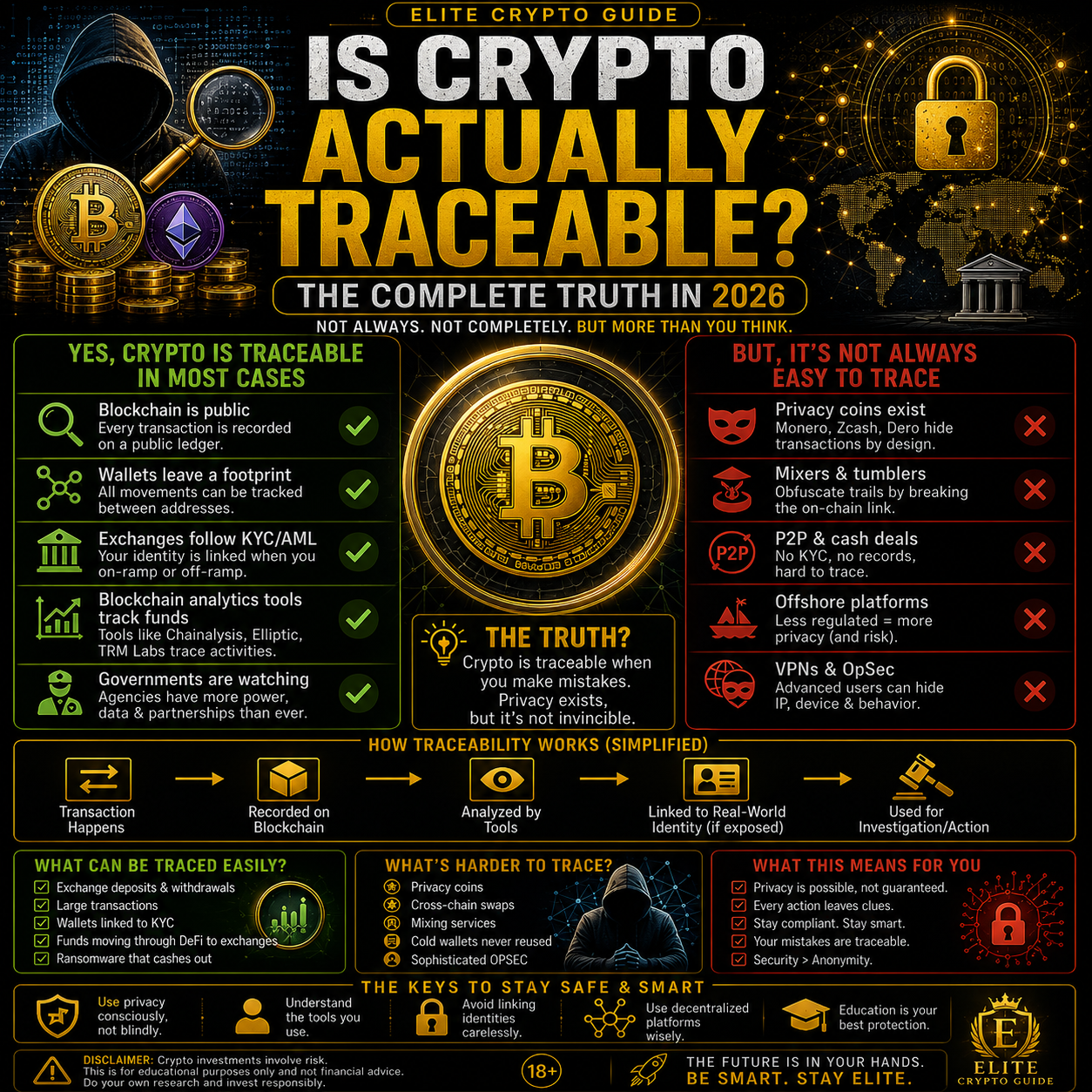 Is Crypto Actually Traceable? The Complete Truth in 2026