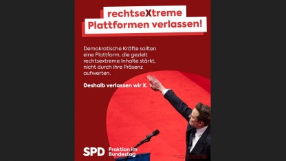 Kritik an Desinformation: Drei Bundestagsparteien verlassen geschlossen X