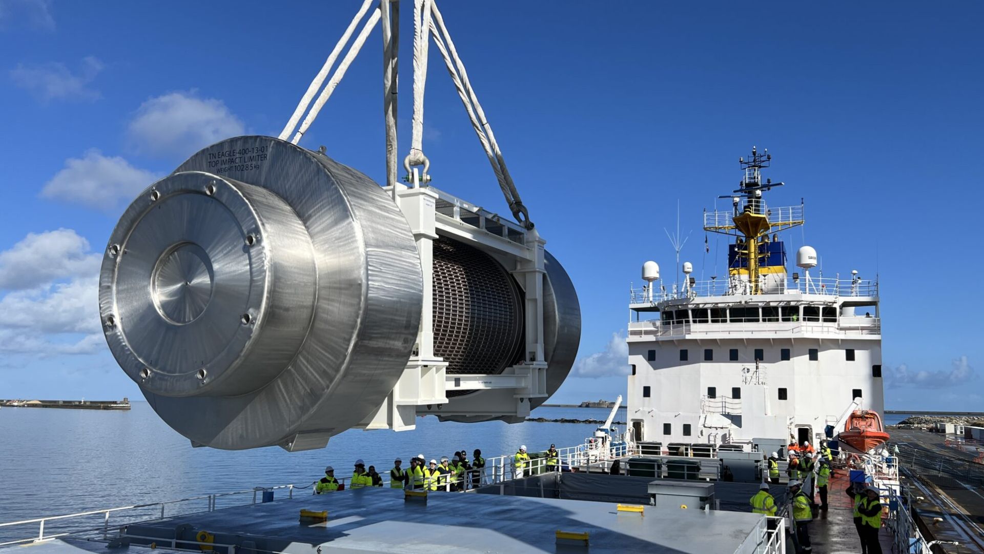 ‘Largest-ever’ 165-ton spent nuclear fuel flask to be carried by modified diesel ship 