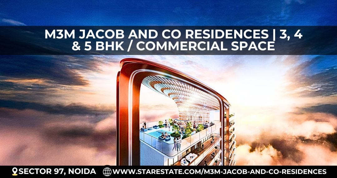M3M Jacob And Co Residences | 3, 4 & 5 BHK / Commercial Space
