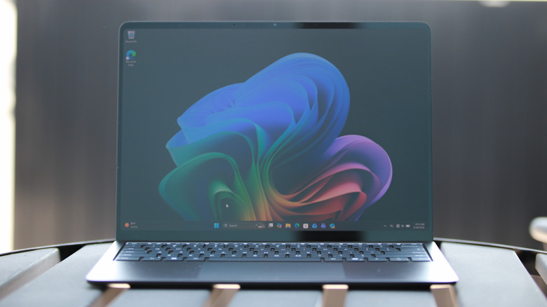 Microsoft’s new Surface Laptop for Business has a privacy screen and quirky haptics