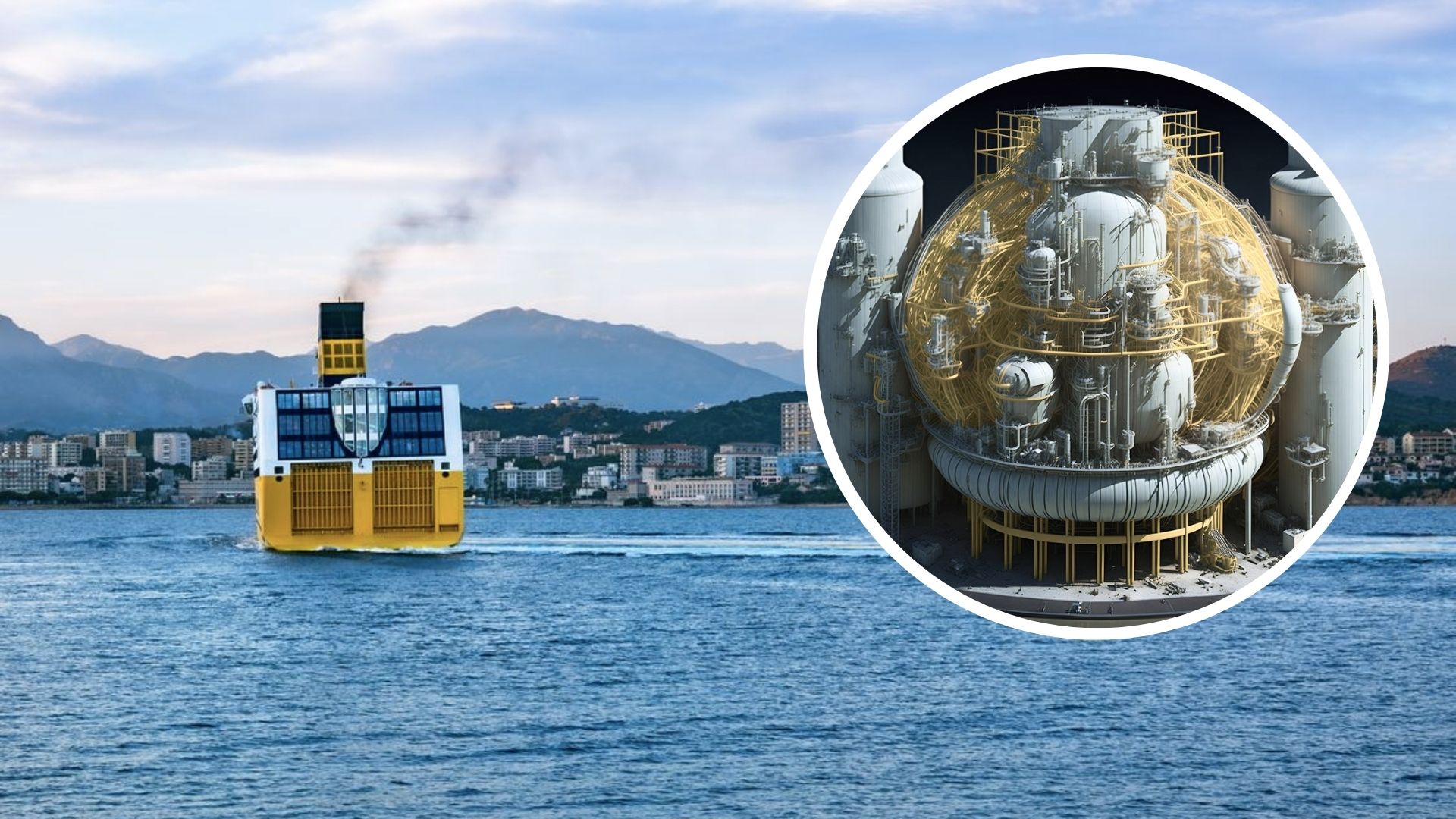 Miniature floating nuclear plants could supply clean power to Greek islands