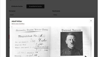 Mitgliedskartei: Correctiv nimmt NSDAP-Datenbank wieder offline