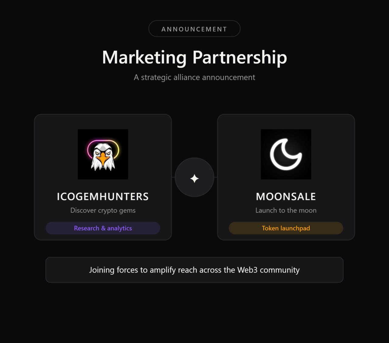 MoonSale Launchpad× ICO Gem Hunters A Partnership Built for Serious Investors
